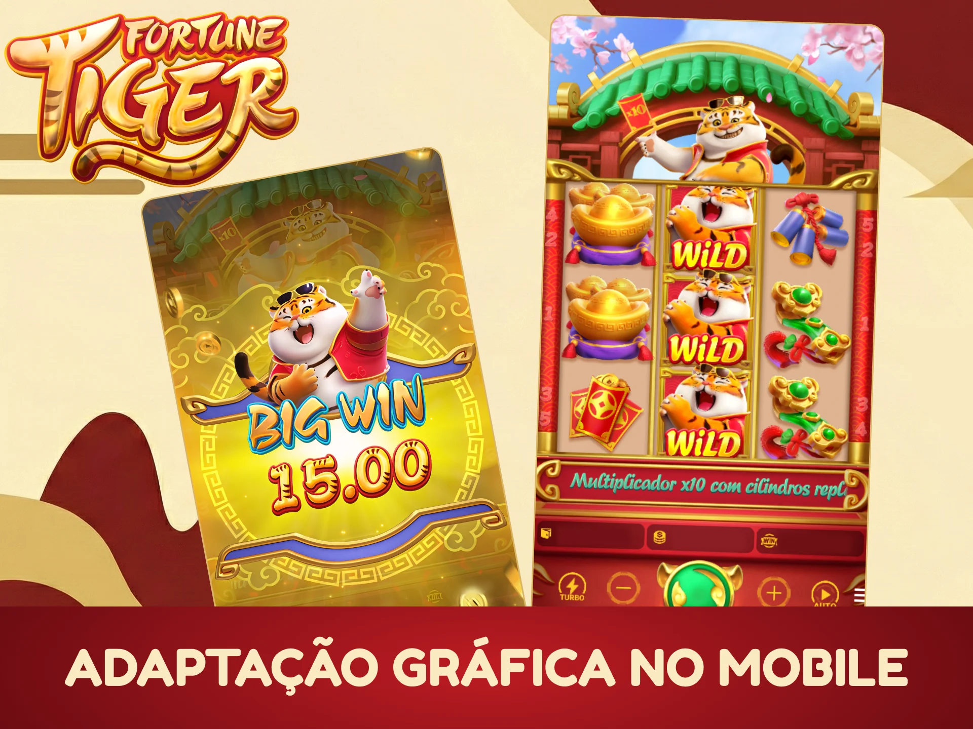 O jogo Fortune Tiger está perfeitamente adaptado para ser jogado em dispositivos móveis.
