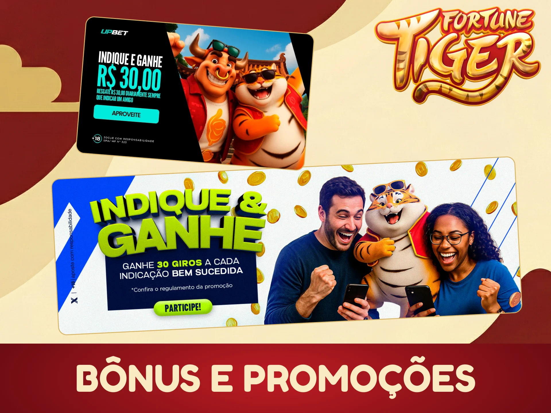 Escolha bônus e promoções do cassino para jogar melhor o jogo Fortune Tiger.