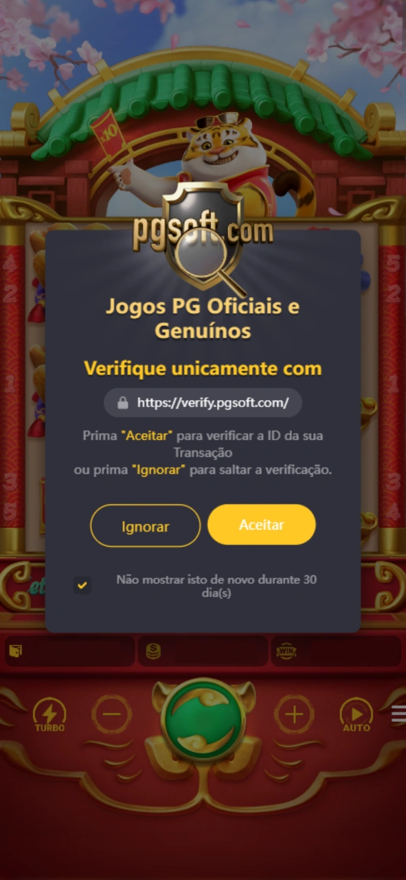Verifique o jogo Fortune Tiger no site do provedor usando o link fornecido.