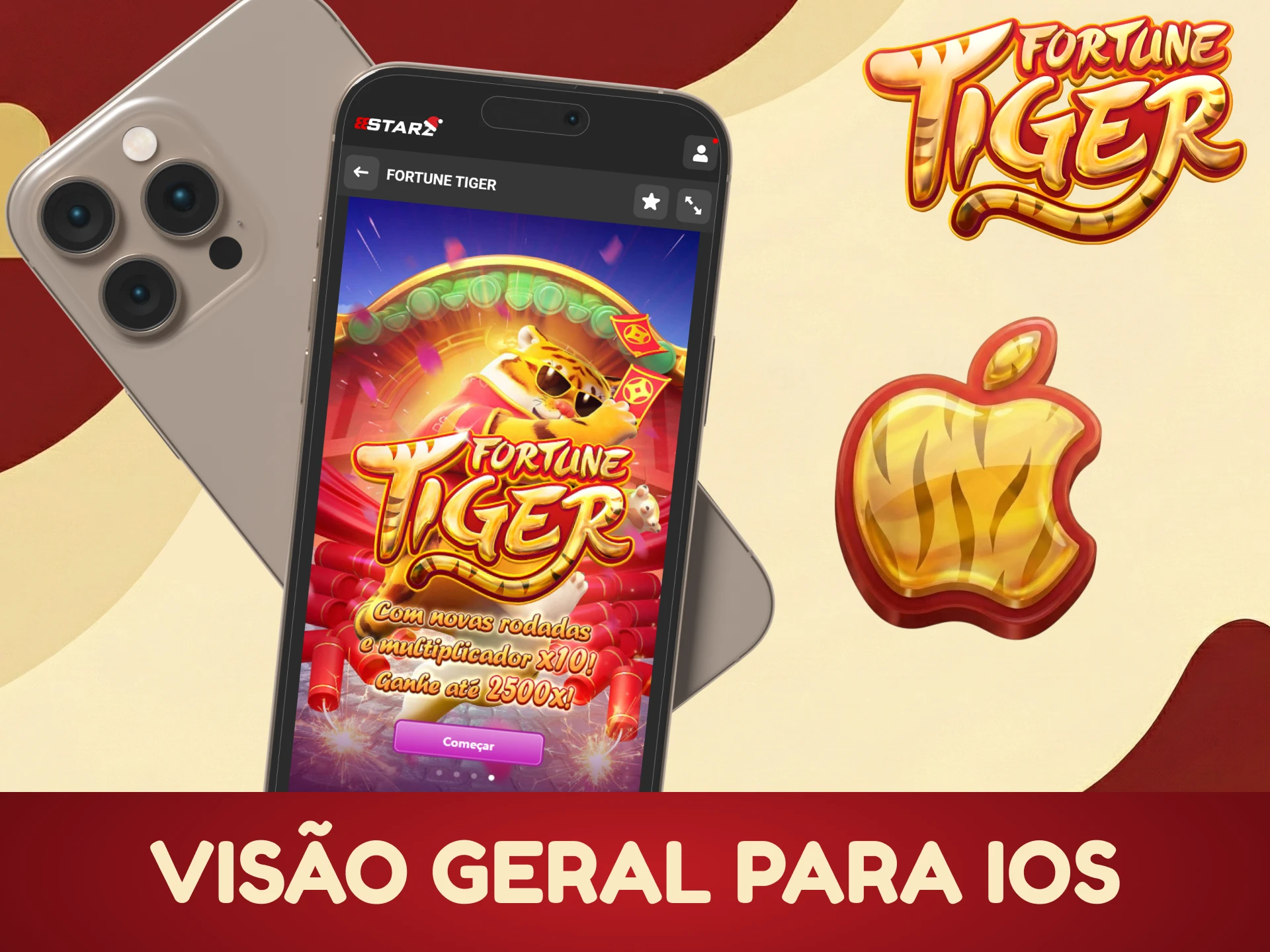 Leia sobre os requisitos do iOS para o jogo Fortune Tiger.