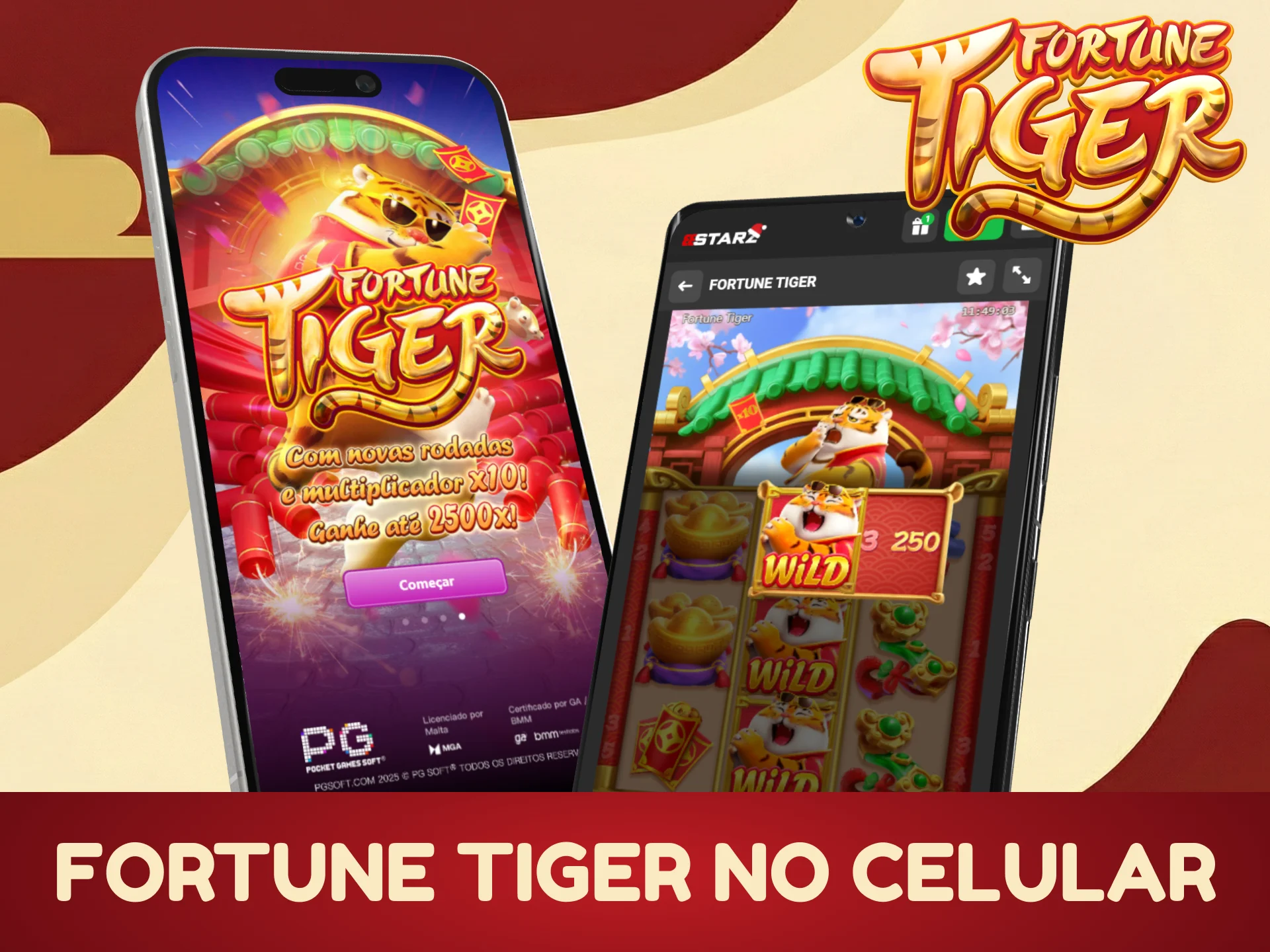 Jogue Fortune Tiger em seu smartphone ou tablet.