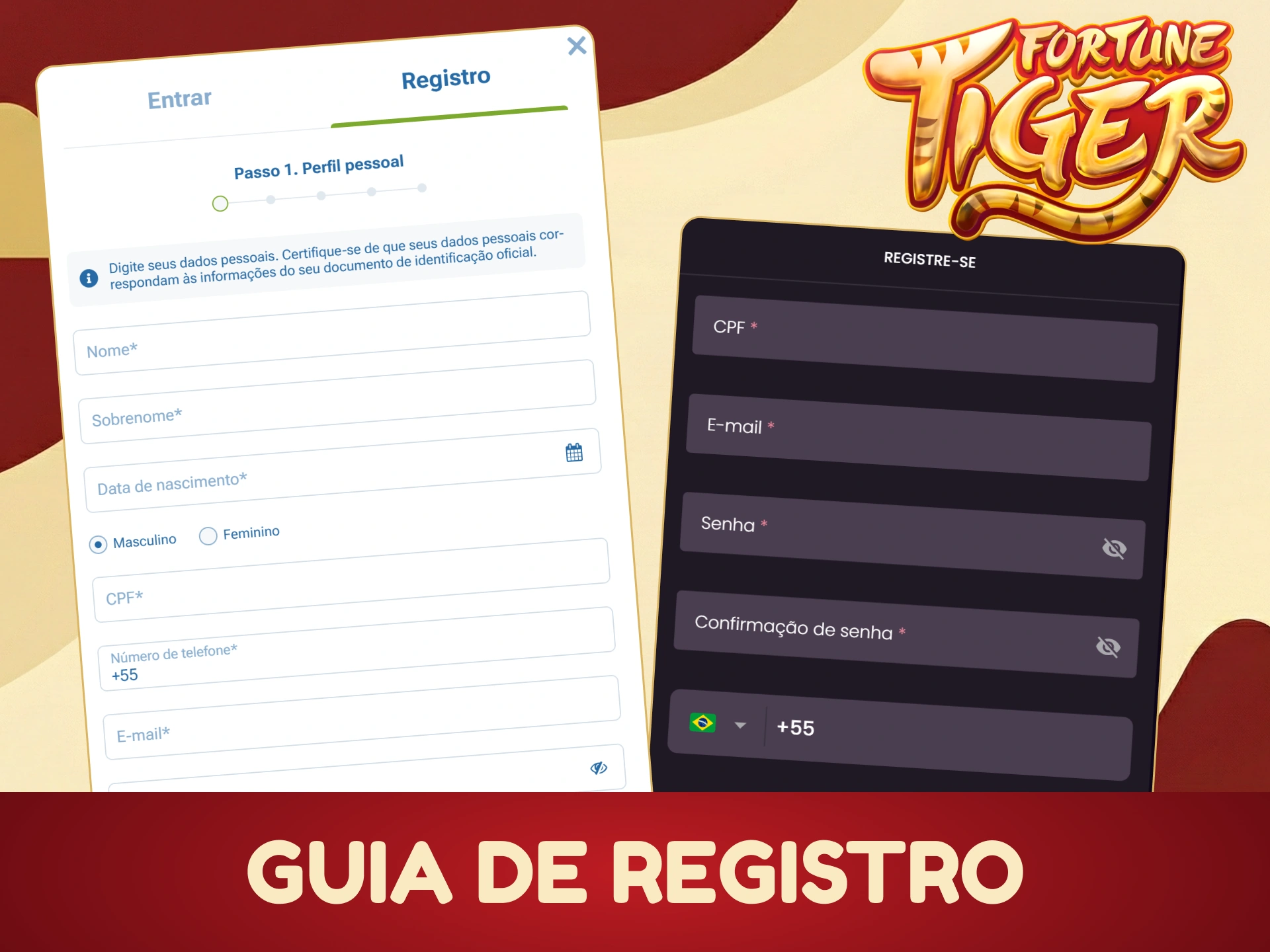 Cadastre-se em qualquer plataforma de cassino que ofereça o jogo Fortune Tiger e jogue como quiser.
